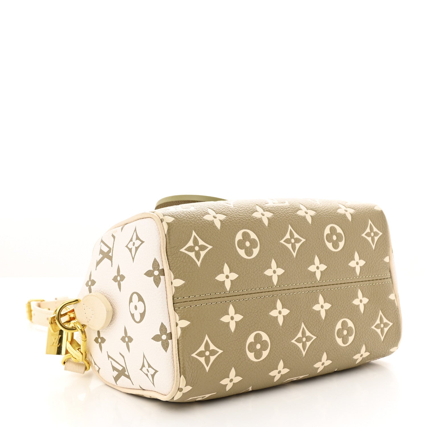 Louis Vuitton Empreinte Monogram Spring in the City Speedy Bandouliere 20 Kaki Beige Cream 4 of 12