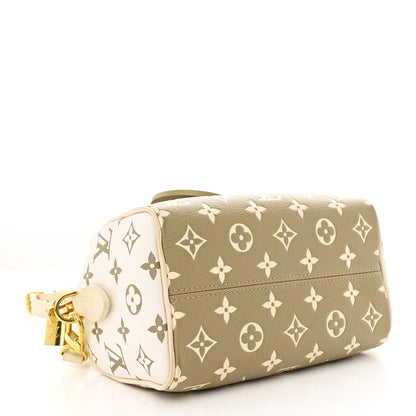 Louis Vuitton Empreinte Monogram Spring in the City Speedy Bandouliere 20 Kaki Beige Cream 4 of 12