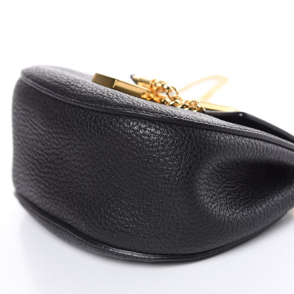 Chloe Grained Lambskin Nano Drew Shoulder Bag Black 8 of 8