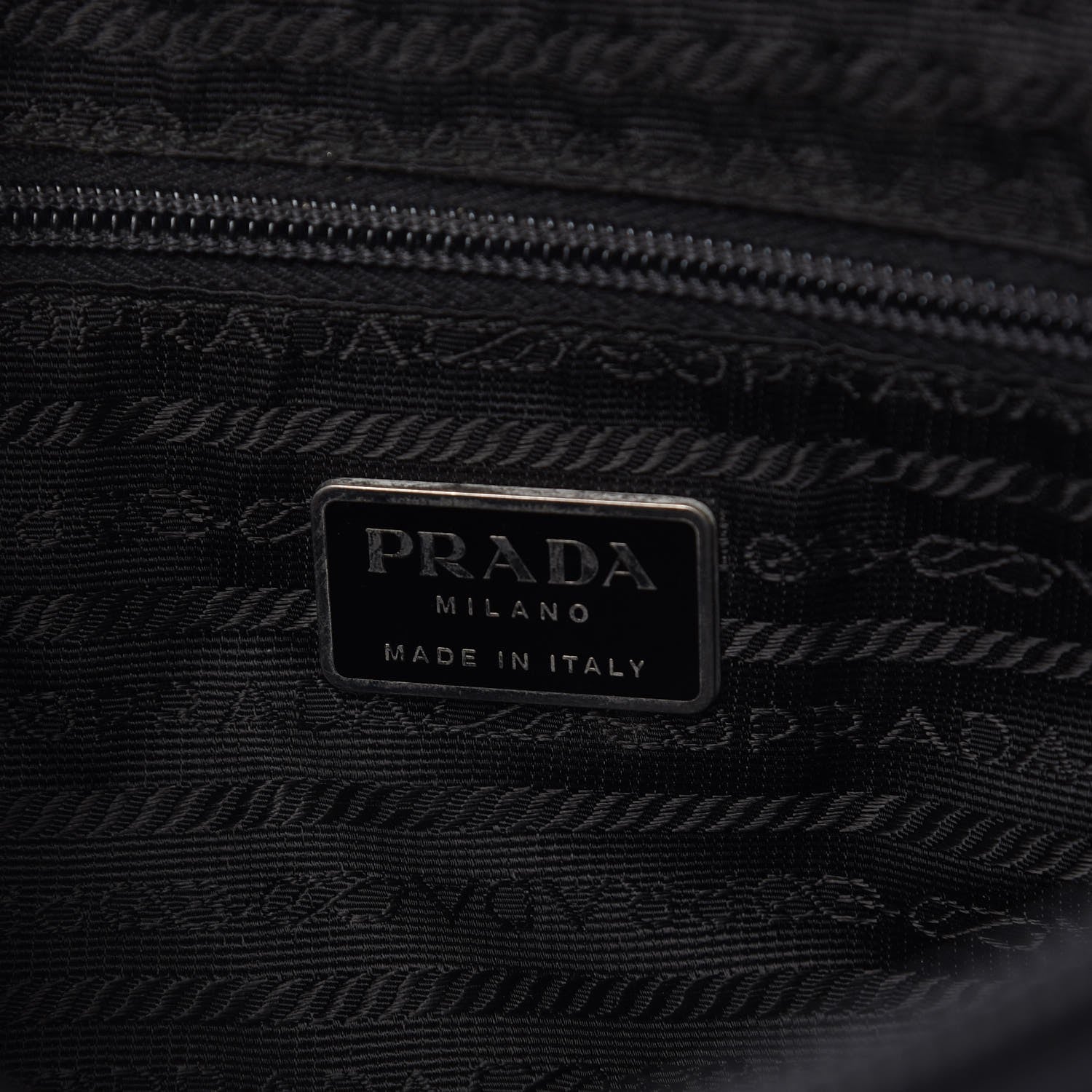 Prada Tessuto Nylon Shoulder Bag Black 6 of 13