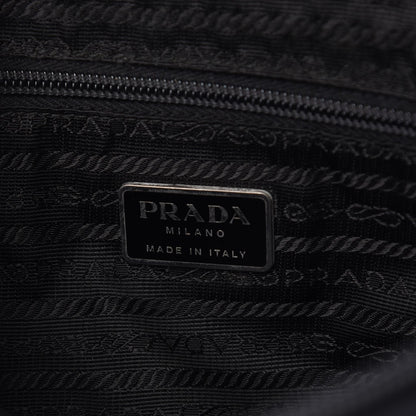 Prada Tessuto Nylon Shoulder Bag Black 6 of 13