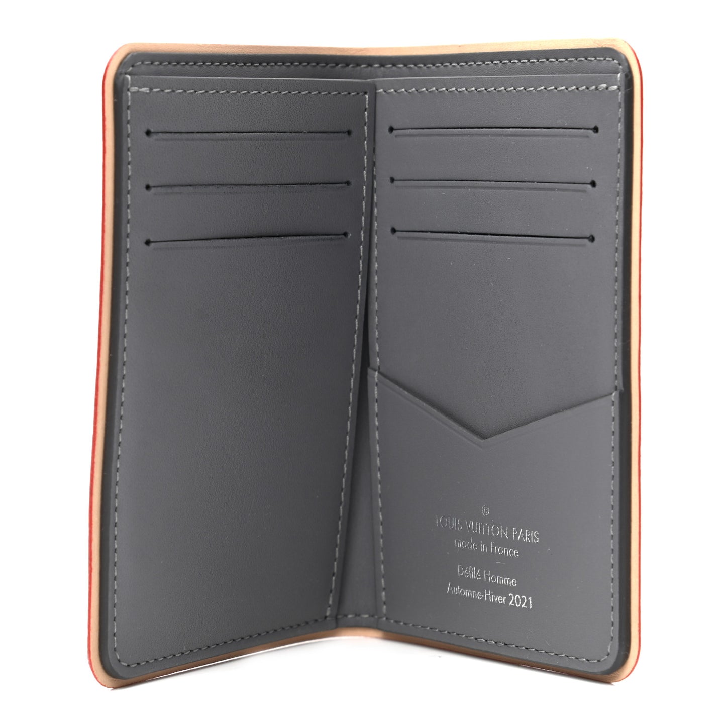 Monogram Mirror Slender Pocket Organizer