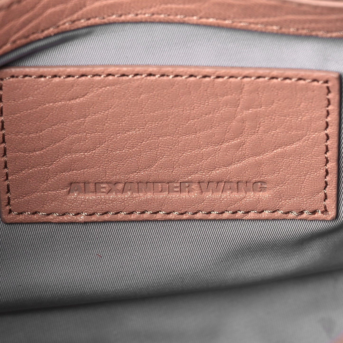 Pebbled Lambskin Mini Rockie Blush Gold Hardware