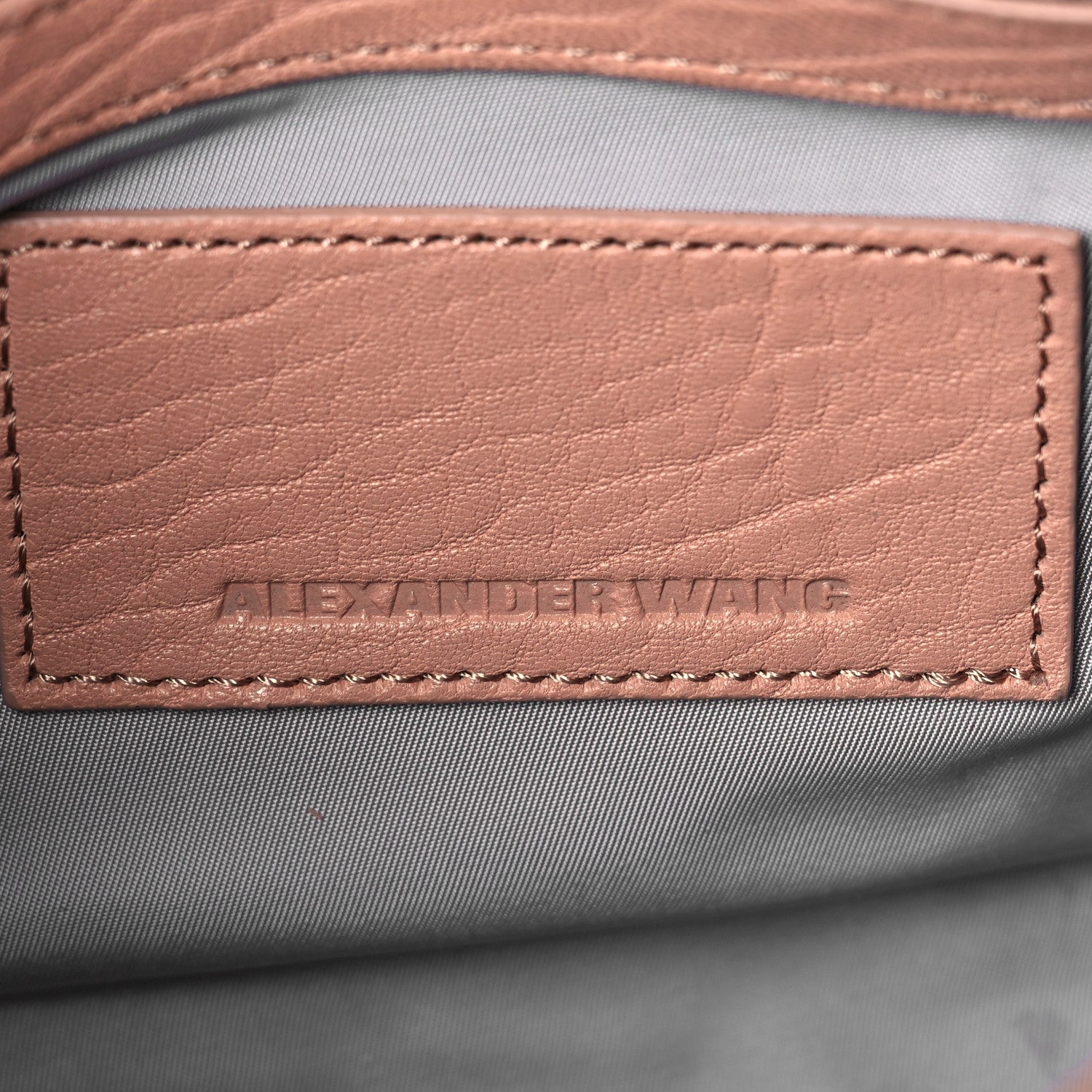 Alexander Wang Pebbled Lambskin Mini Rockie Blush Gold Hardware 6 of 8