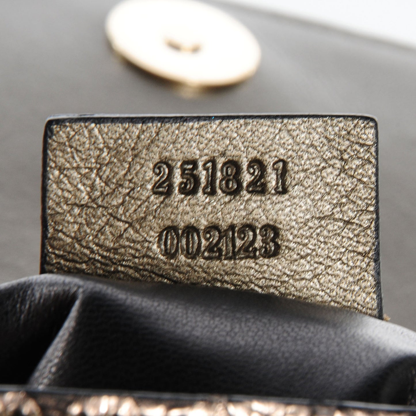 Python Small 1973 Chain Shoulder Bag Gunmetal