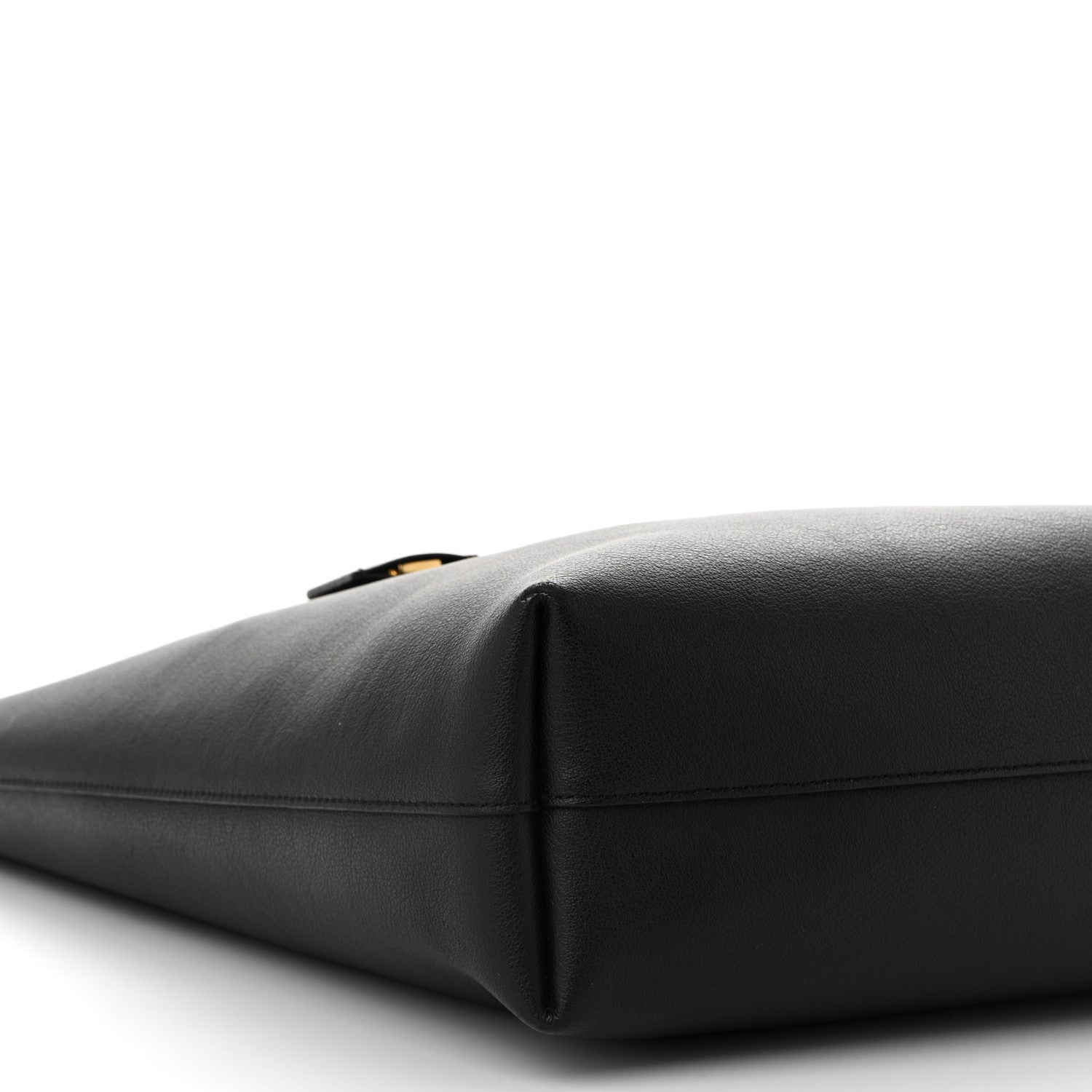 Saint Laurent Calfskin North-South Shopping Tote Black 10 of 13