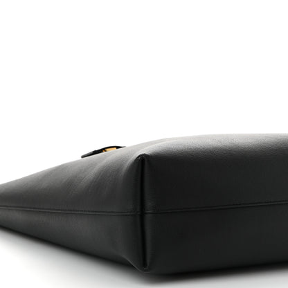 Saint Laurent Calfskin North-South Shopping Tote Black 10 of 13