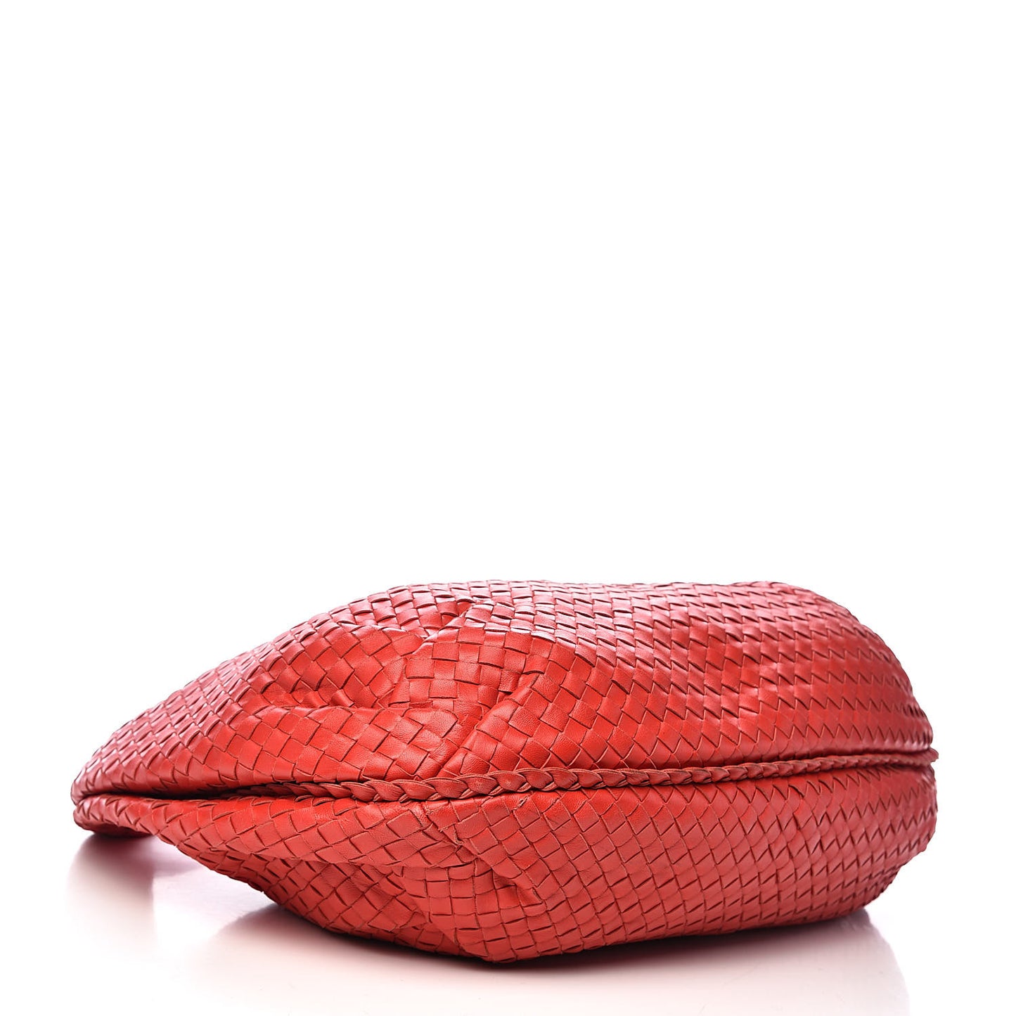 Nappa Intrecciato Large Belly Veneta Hobo Flame