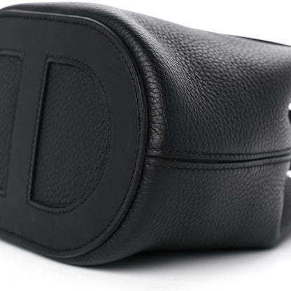 Hermes Taurillon Clemence Swift In-The-Loop 18 Bag Black 9 of 10