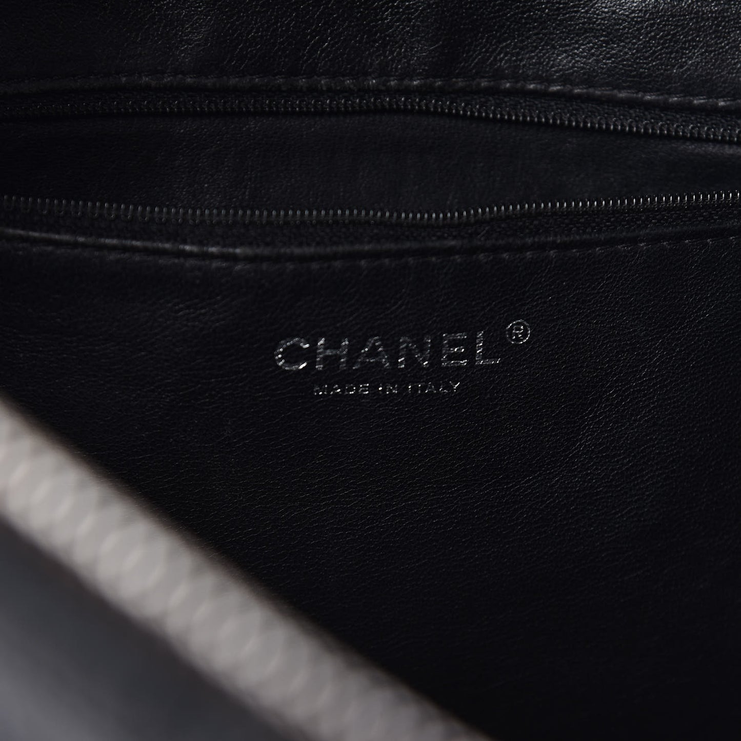 Deerskin Luxe Ligne Tote Black