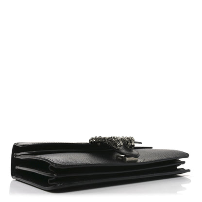 Gucci Pebbled Calfskin Small Dionysus Shoulder Bag Black 4 of 10