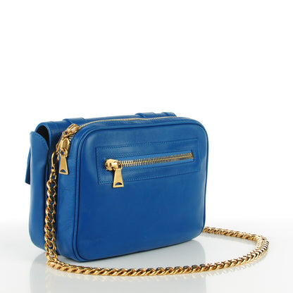 Proenza Schouler Calfskin Chain Strap Double Bag Peacock 3 of 8