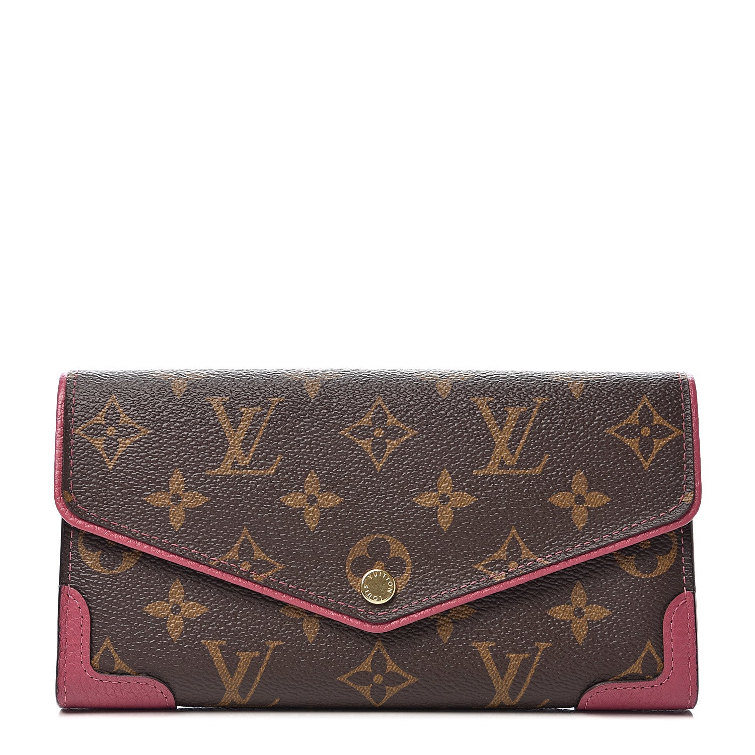 Louis Vuitton Monogram Sarah Retiro Wallet Rose Bruyere 1 of 7