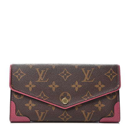 Louis Vuitton Monogram Sarah Retiro Wallet Rose Bruyere 1 of 7