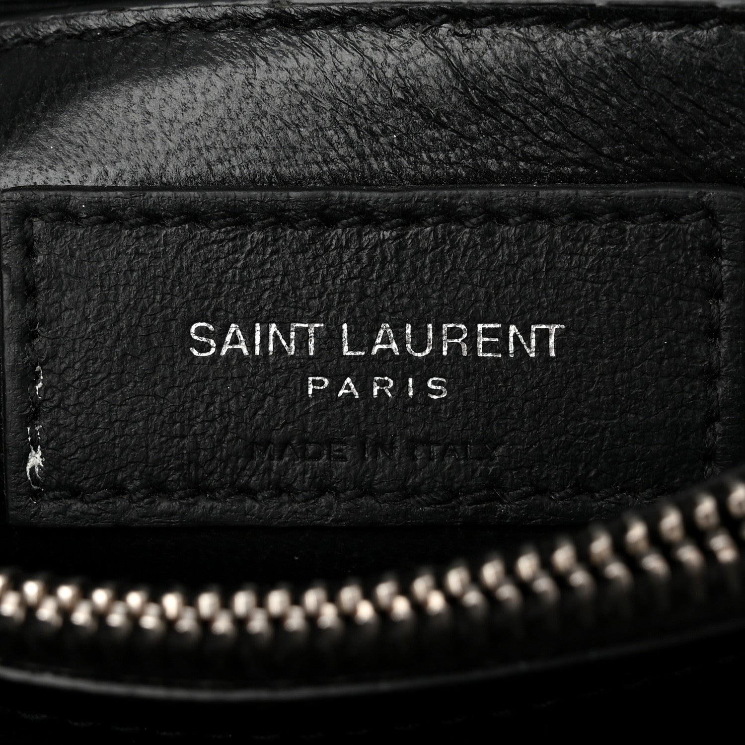 Saint Laurent Calfskin Y Quilted Monogram Small Loulou Chain Satchel Black 6 of 11