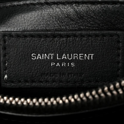 Saint Laurent Calfskin Y Quilted Monogram Small Loulou Chain Satchel Black 6 of 11