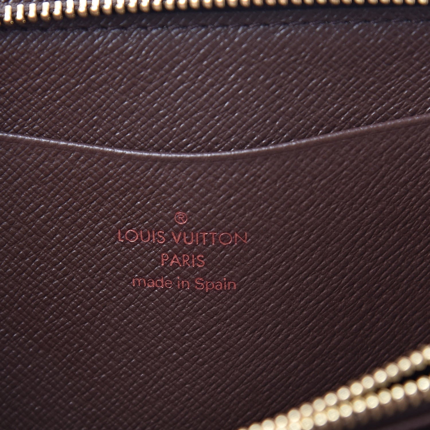 Louis Vuitton Damier Ebene Porte-Monnaie Zippy Wallet 6 of 7