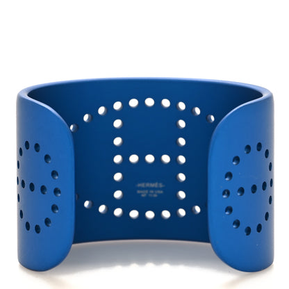 Hermes Aluminium Evelyne Sunset Cuff Bracelet Bleu Egee 3 of 5
