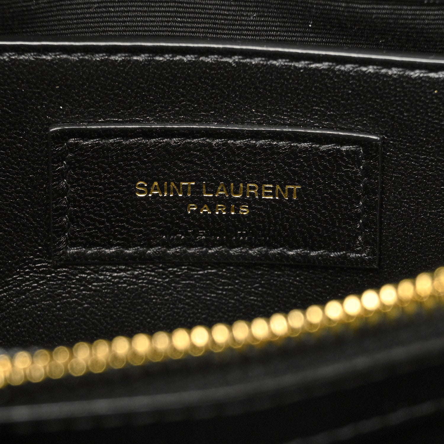 Saint Laurent Sequin Y Quilted Monogram Small Loulou Chain Satchel Black 6 of 10