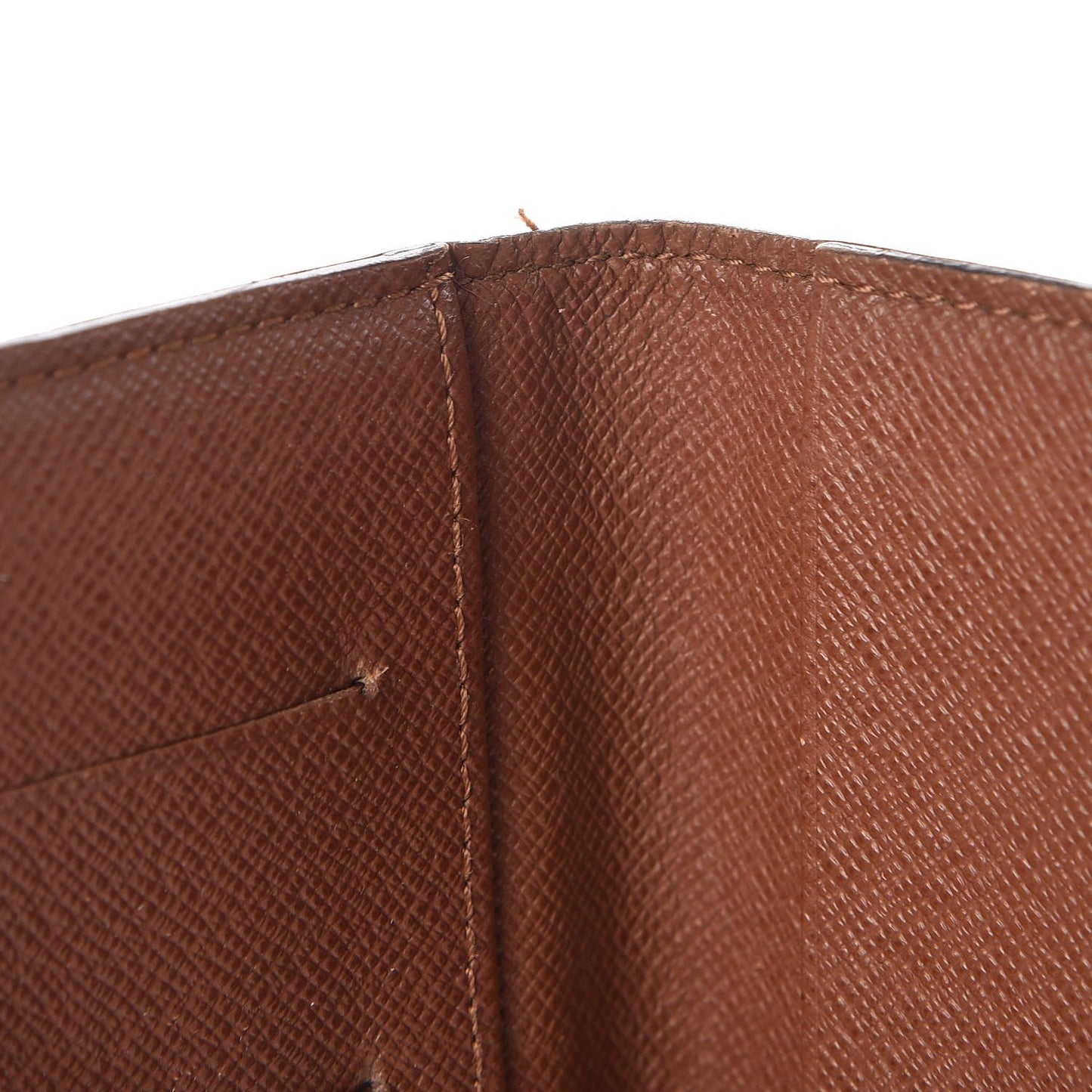 Monogram Checkbook Holder Wallet