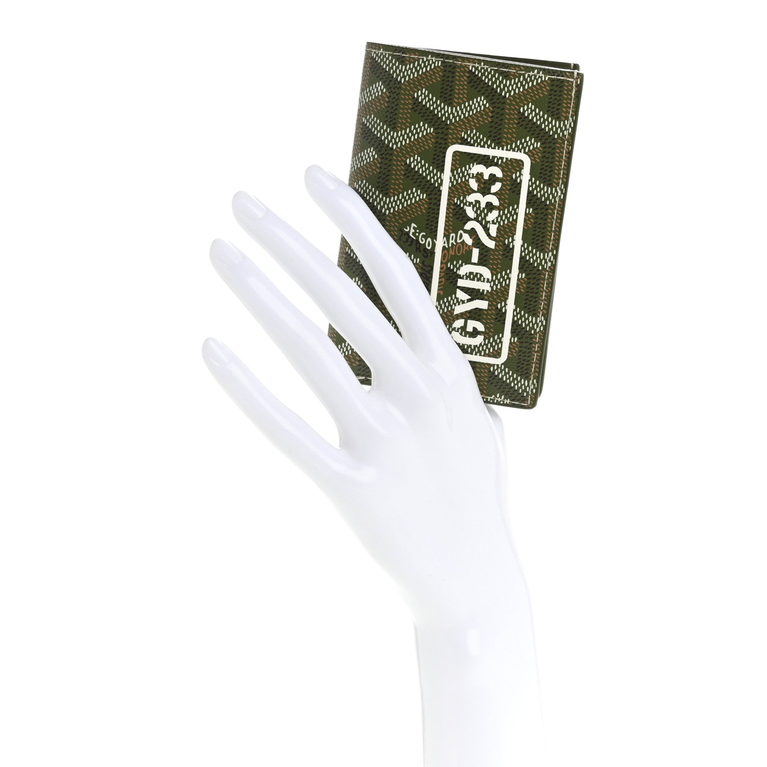 Goyard Goyardine Saint Pierre Card Holder Khaki 2 of 9