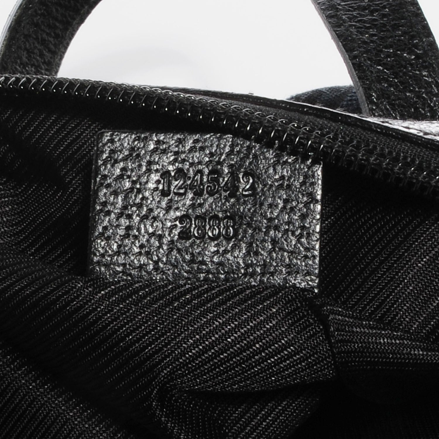 Gucci Monogram Large Balthus Cosmetic Pouch Black 5 of 7