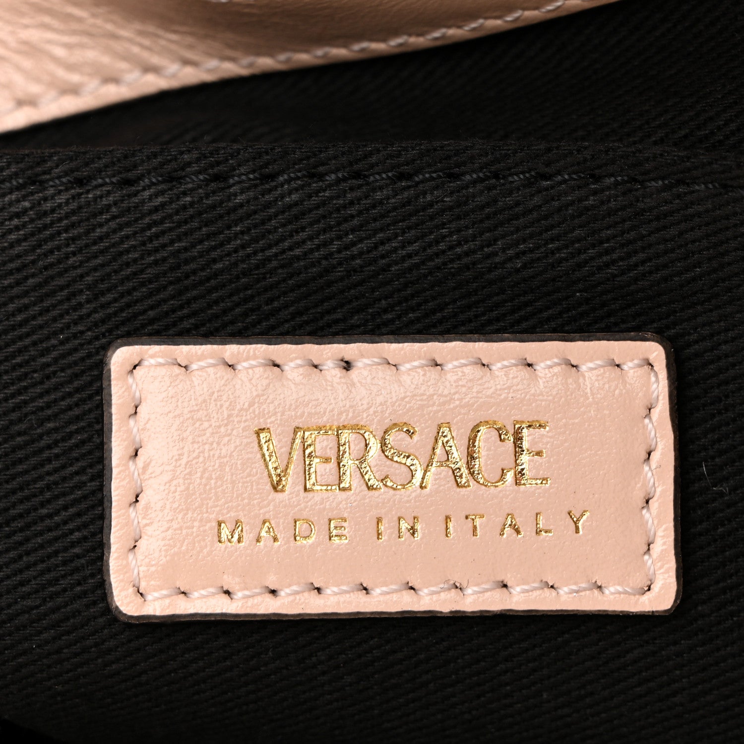 Versace Calfskin Medusa Tote Bag Powder Blush 6 of 10