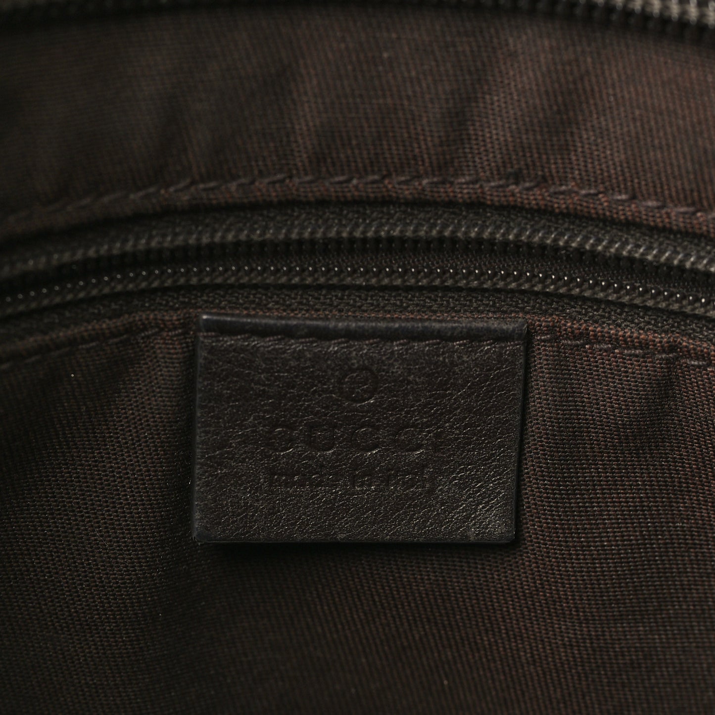 GG Plus Monogram Medium Flat Messenger Bag Dark Brown