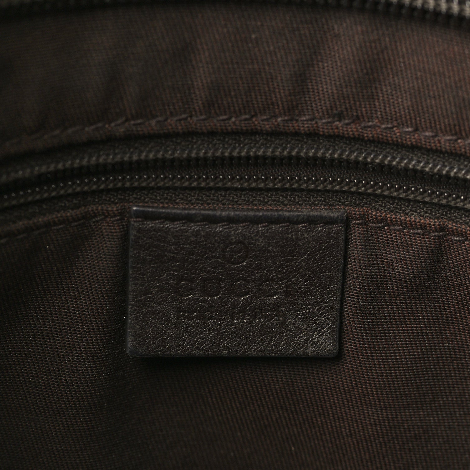 Gucci GG Plus Monogram Medium Flat Messenger Bag Dark Brown 7 of 11
