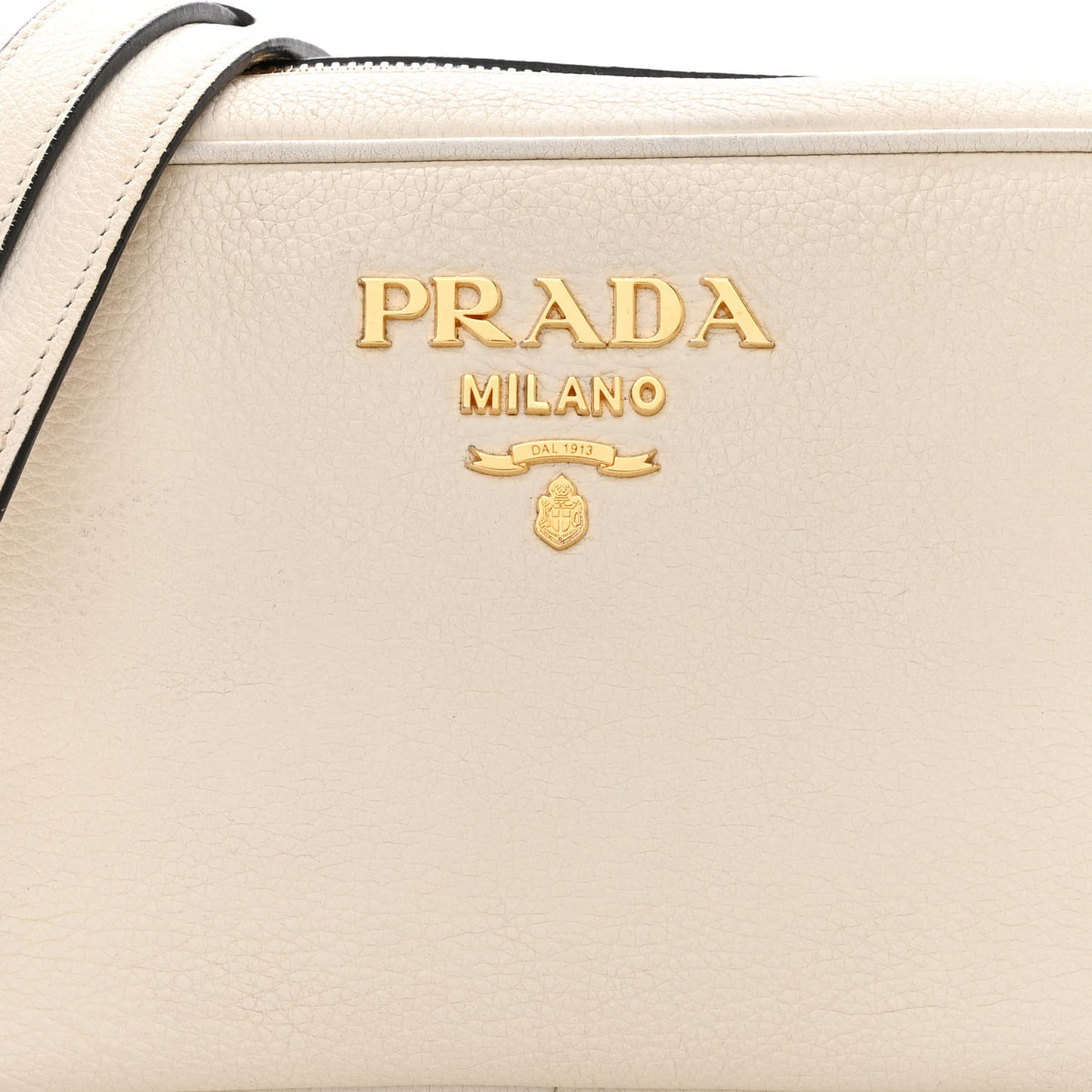 Vitello Phenix Camera Bag Bianco