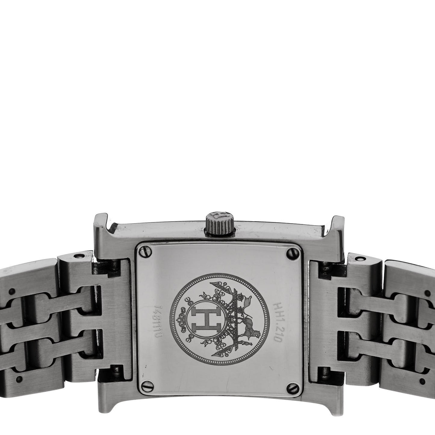 Stainless Steel 21mm Heure H Hour Quartz Watch Black