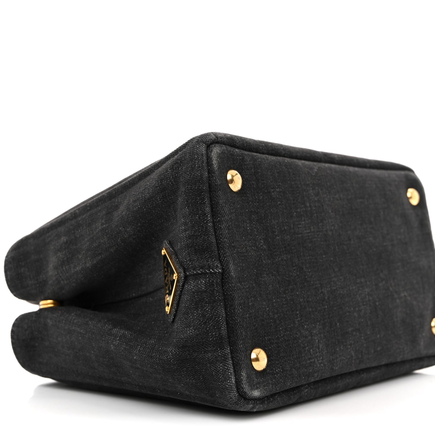 Denim Small Logo Tote Black