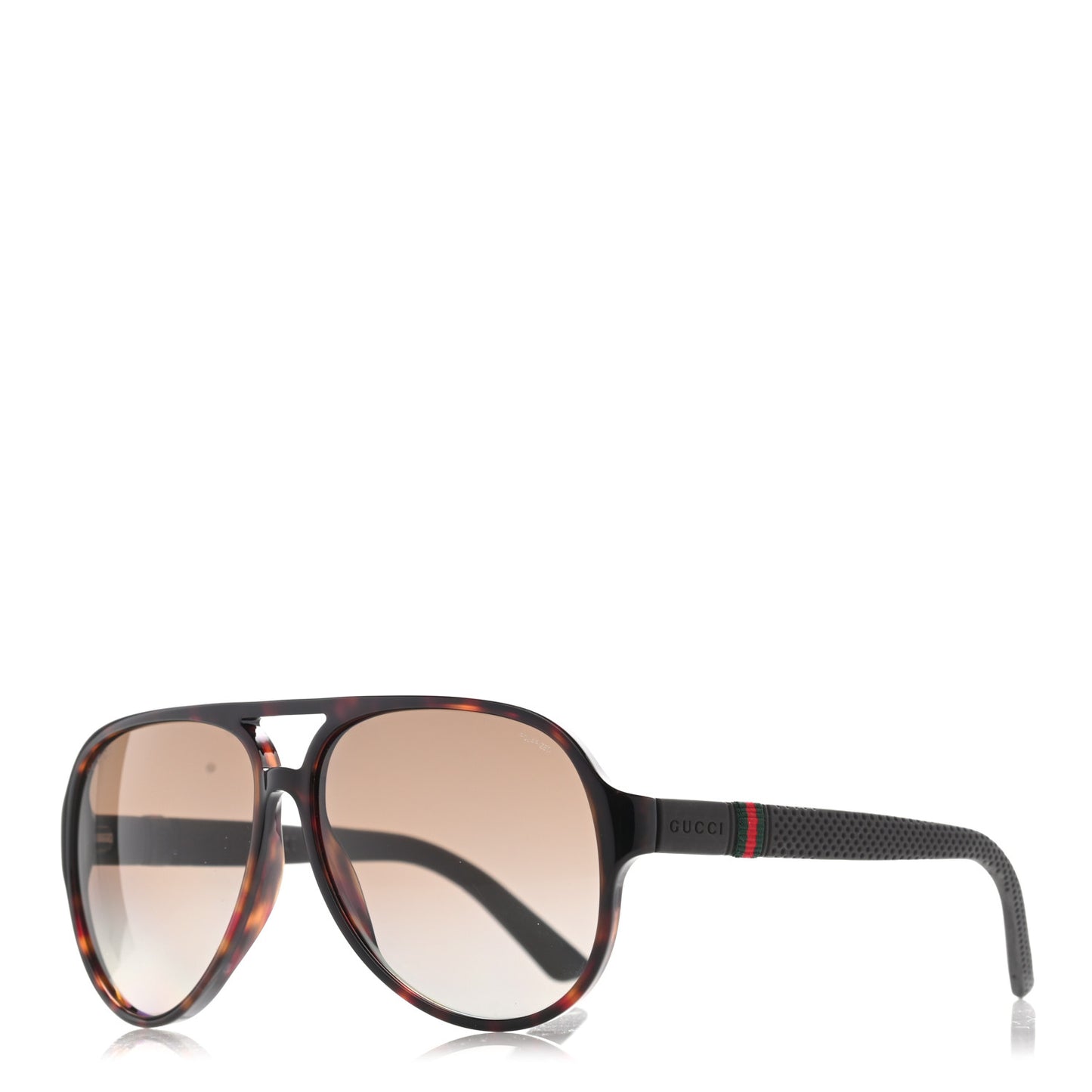 Acetate Polarized Web Aviator Sunglasses GG 1065/ S Tortoise