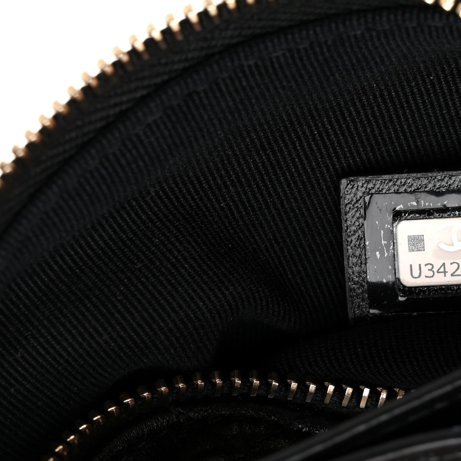 Chanel Lambskin Quilted Chain Around Pouch Hobo Black 6 of 9