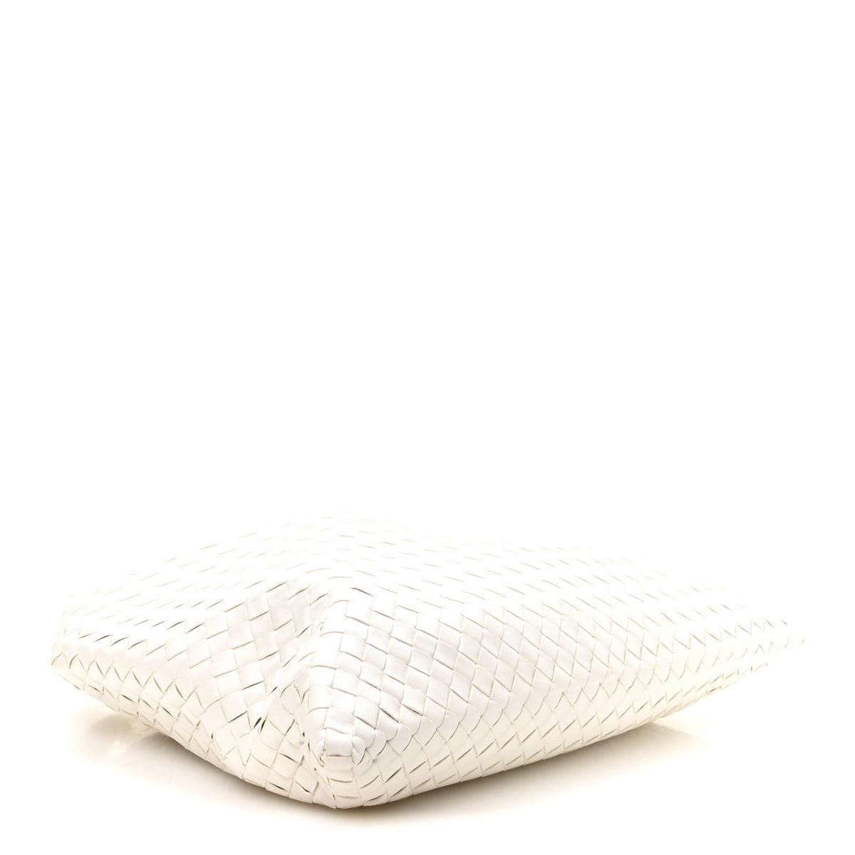 Bottega Veneta Calfskin Intrecciato Large Hop White 4 of 10