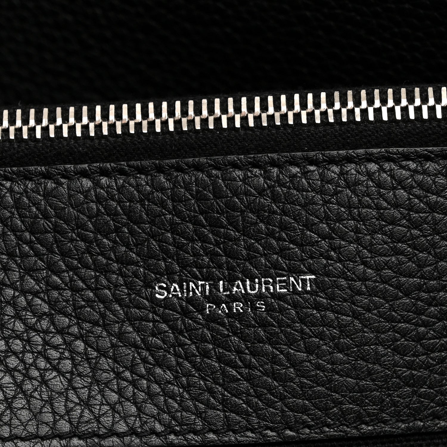 Saint Laurent Grained Calfskin Large Souple Sac De Jour Black 8 of 15