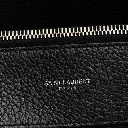 Saint Laurent Grained Calfskin Large Souple Sac De Jour Black 8 of 15