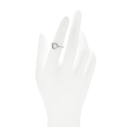 Tiffany Platinum Diamond Heart Ring 49 5 2 of 5