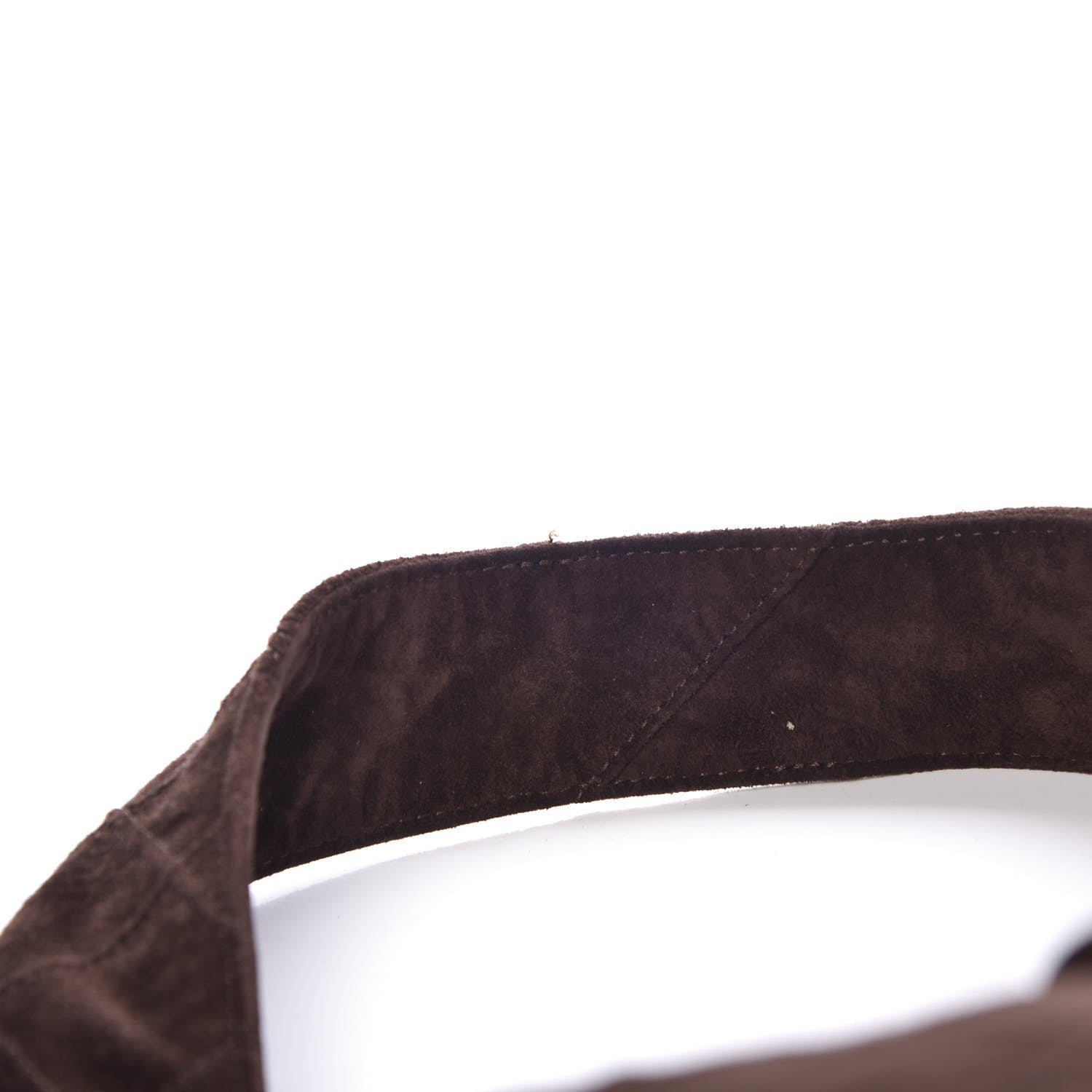 Chanel Suede Stitched Hobo Brown 8 of 10