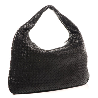 Bottega Veneta Nappa Intrecciato Medium Veneta Hobo Black 3 of 9