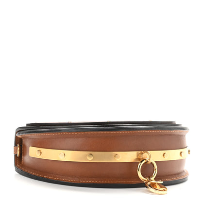 Chloe Calfskin Small Nile Bracelet Minaudiere Bag Caramel 4 of 10
