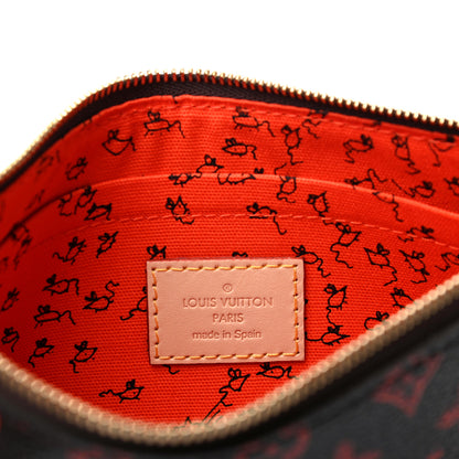 Louis Vuitton Catogram Neverfull MM GM Pochette Marron 6 of 7