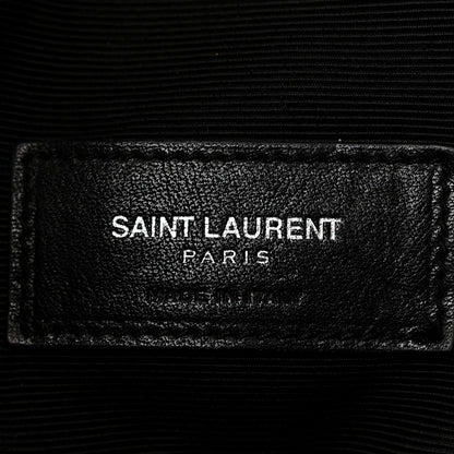 Saint Laurent Calfskin Medium Rider Bucket Bag Black 6 of 9