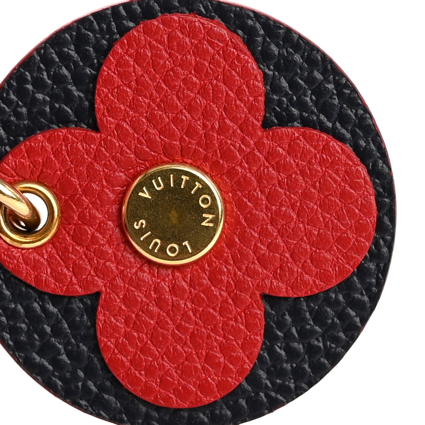 Empreinte Blooming Flowers Zipped Card Holder Marine Rouge