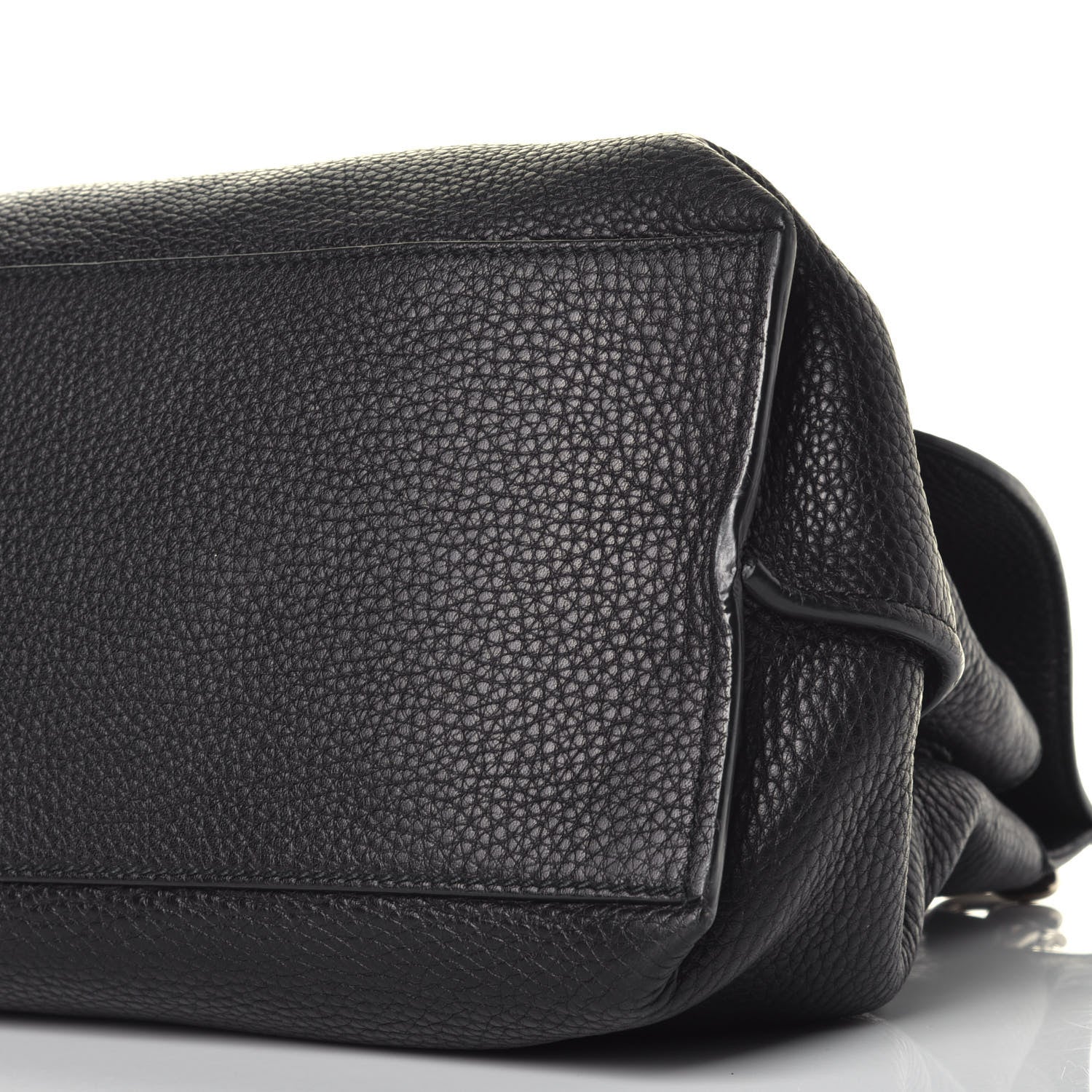 Gucci Cellarius Calfskin Medium Bamboo Daily Top Handle Bag Black 9 of 9