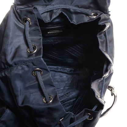 Prada Nylon Vela Medium Backpack Bluette 5 of 10