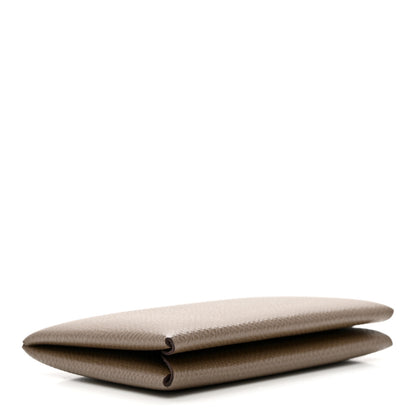 Hermes Epsom Calvi Card Case Etoupe 4 of 7