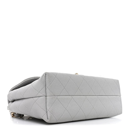 Chanel Caviar Quilted City Walk Flap Light Grey 4 of 10