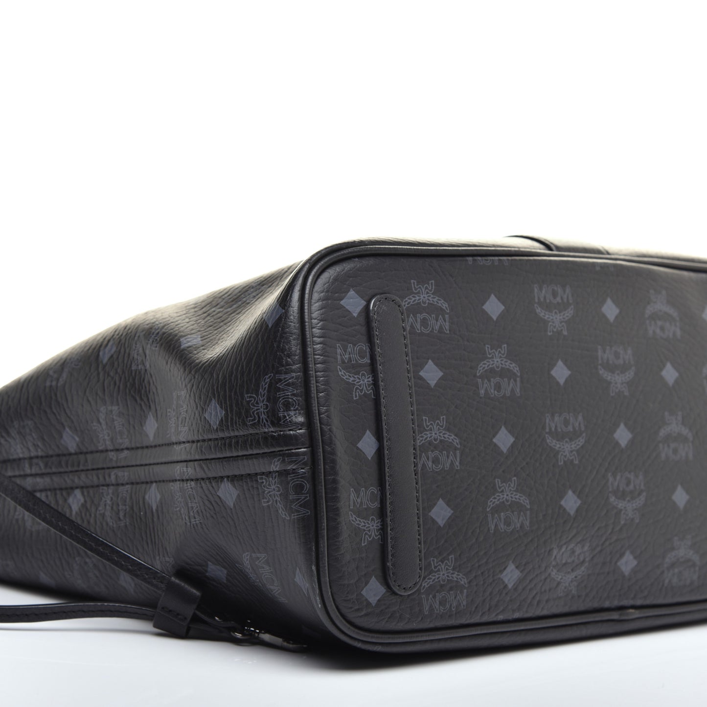 Visetos Medium Liz Reversible Shopper Tote Black