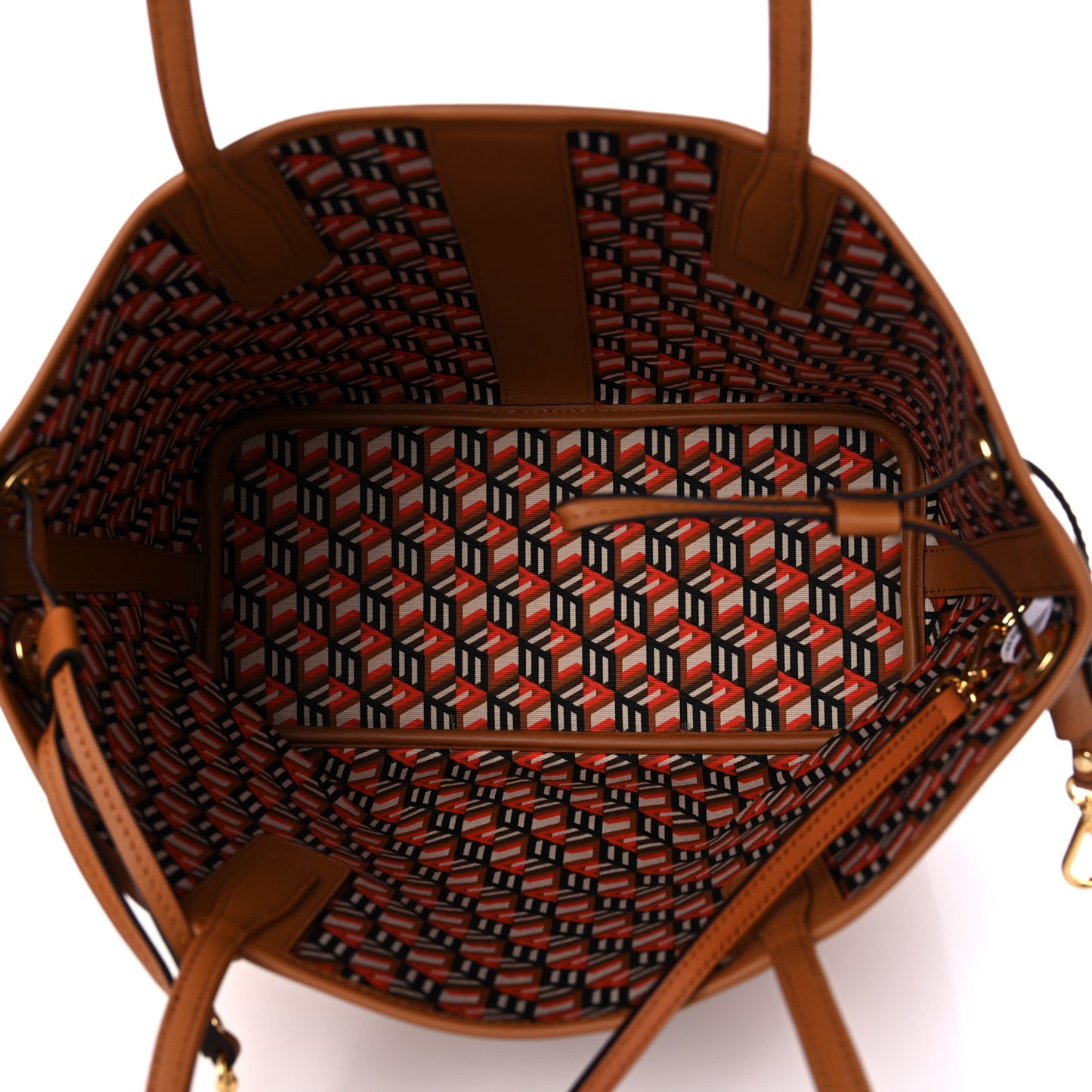 Visetos Small Liz Reversible Shopper Tote Cognac